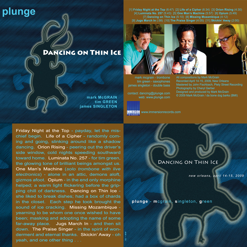 PLUNGE: Dancing on Thin Ice - Immersion Records 2009